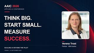 Information AI @ IBM - Scaling beyond the Pilot | Verena Trost | AAIC 2026 Guide
