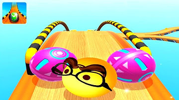 Sky Rolling Ball 3D ! All Levels Gameplay (39-44) android,ios