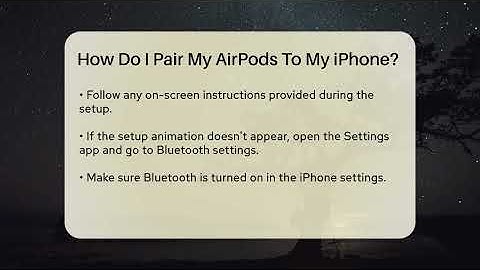 How Do I Pair My AirPods To My iPhone? - Talking Tech Trends