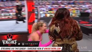 Lana Pushes Nia Jax Through Table