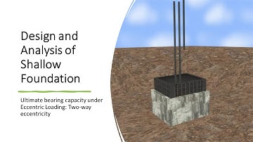 SHALLOW FOUNDATION: Two Way Eccentricity Loading