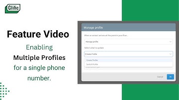 16. Creating Multiple Profiles for a single number with the "Manage Profile" node