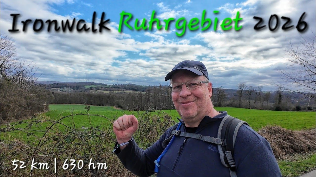 IRONWALK RUHRGEBIET 2026 50 km | 629 hm - Extremwandern im südlichen Ruhrgebiet #extremmarsch