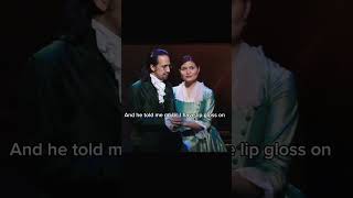 then he kissed someone else with lip gloss on #americanmusical #hamilton #fypシ゚viral