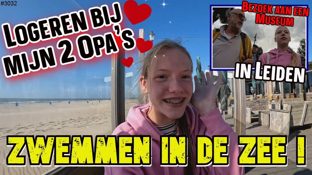 Logeren bij mijn 2 Opa's, tijdens de VAKANTIE. We gaan naar LEIDEN en