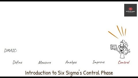 Control phase in Six Sigma