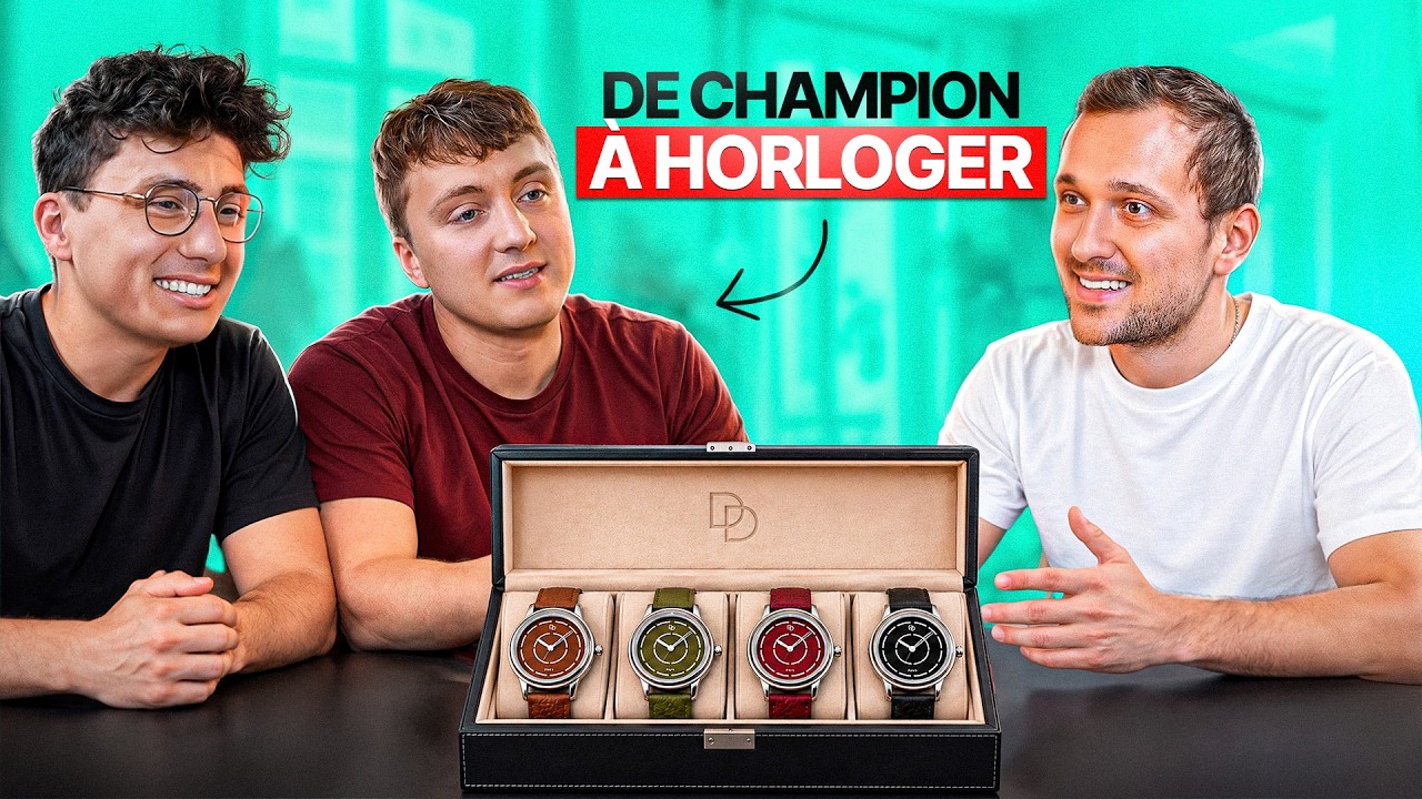 Champions du monde d'escrime, ils créent leur marque de montre ! Atelier Dorigo
