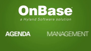 IDT Hyland OnBase (OBOL) Agenda Management Government video