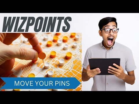 Adding and moving Pins to your WizPoints App