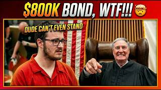 Judge Locks $800,000 Bond—Defendant INSTANTLY Collapses