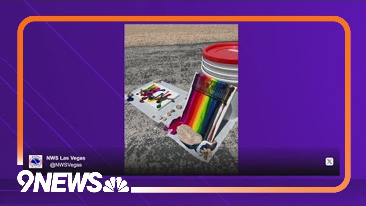 Record high temperatures melt crayons in Las Vegas YouTube