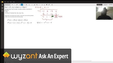 This video contains content showing how to divide P(x) with D(x) using synthetic division!