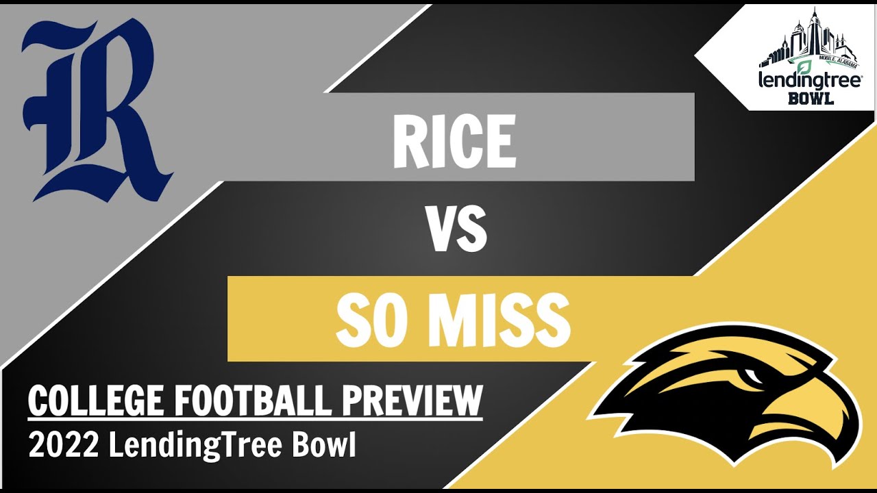 Rice vs Southern Miss Preview and Predictions 2022 LendingTree Bowl