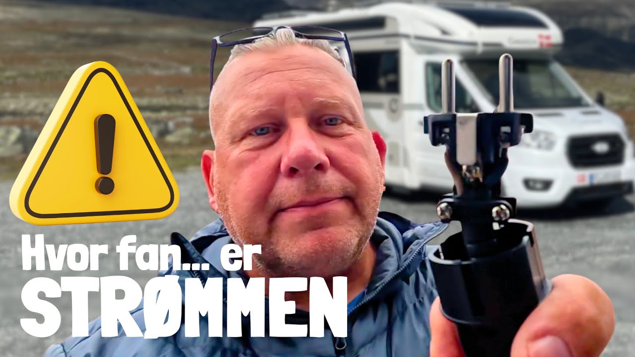 Strømmareridt på Bobilparkering i Norge