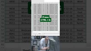 How To Delete Blank Rows in Excel #excel #viral #shortfeed #shorts