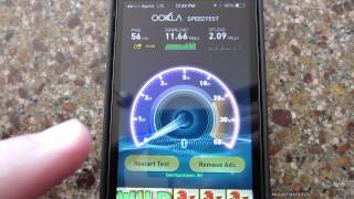 Sprint LTE Speed Test in a House screenshot 3