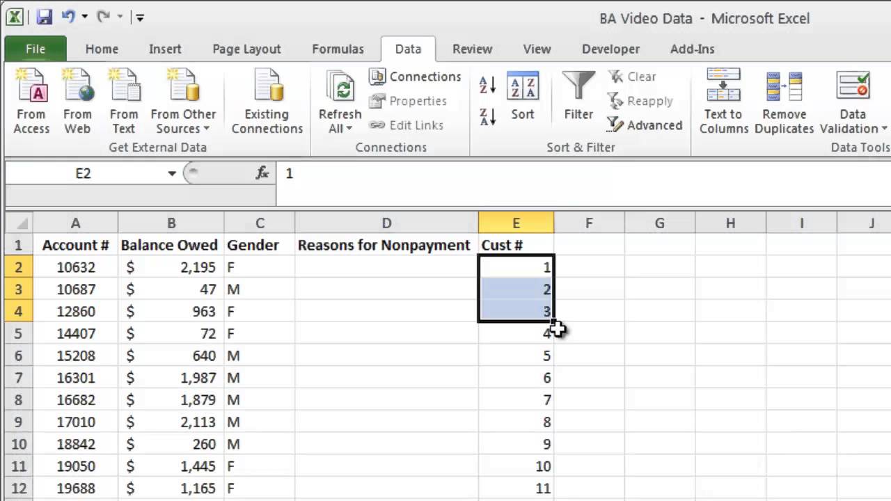 Mod Function for Systematic Random Sampling Excel YouTube