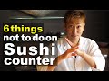 How to eat Sushi on Sushi Counter by Michelin Sushi Chef