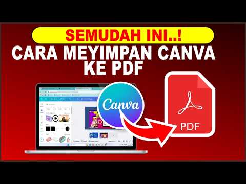 Cara menyimpan Desain Canva Menjadi PDF - YouTube