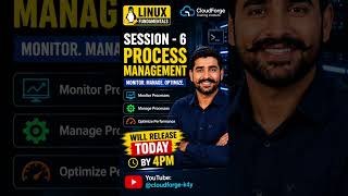 🚀 Linux Fundamentals – Session 6: Process Management #aws #devops #cloudforge #bangalore #linux