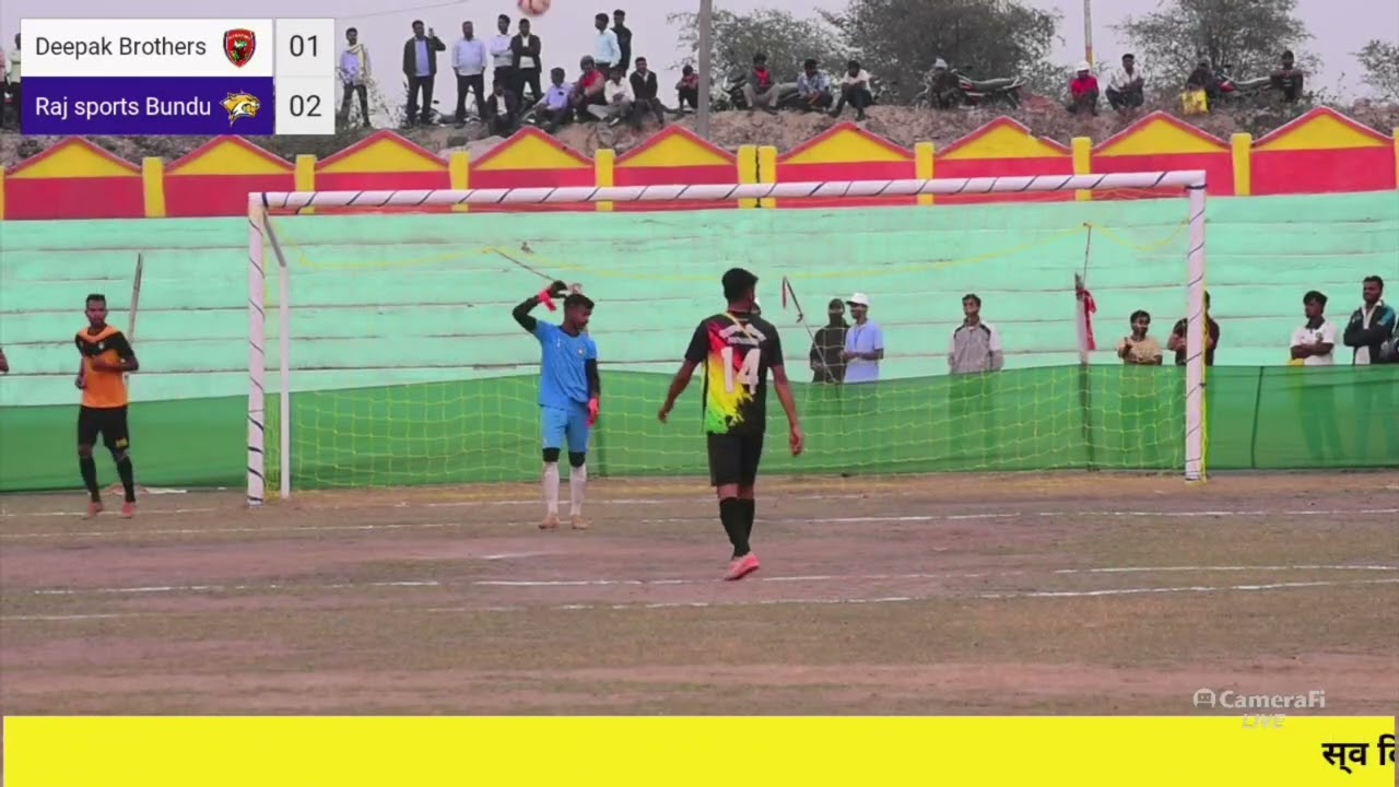 1st quarter final 💥 Raj Sports Bundu 🆚 Deepak Brothers || पेनाल्टी शूटआउट || Fusri Tapin Hazaribagh