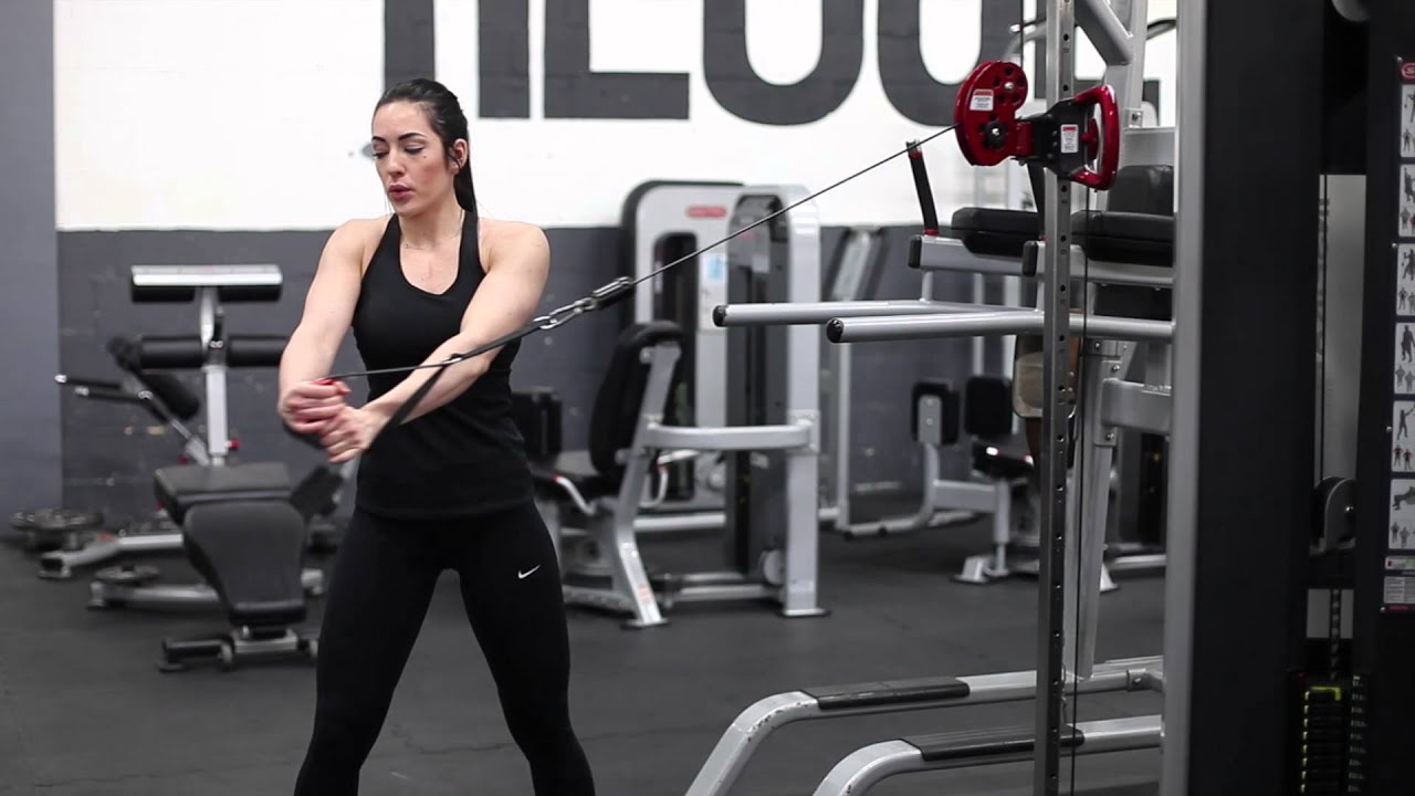 My PT Hub Exercise Library Standing Cable Wood Chops YouTube