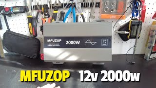 MFUZOP 12v 2000w pure sine wave inverter by Brad Cagle 1,604 views 4 months ago 10 minutes, 23 seconds