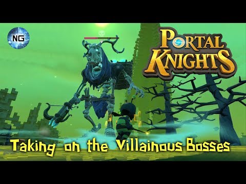 Portal Knights - Taking on the Villainous Bosses