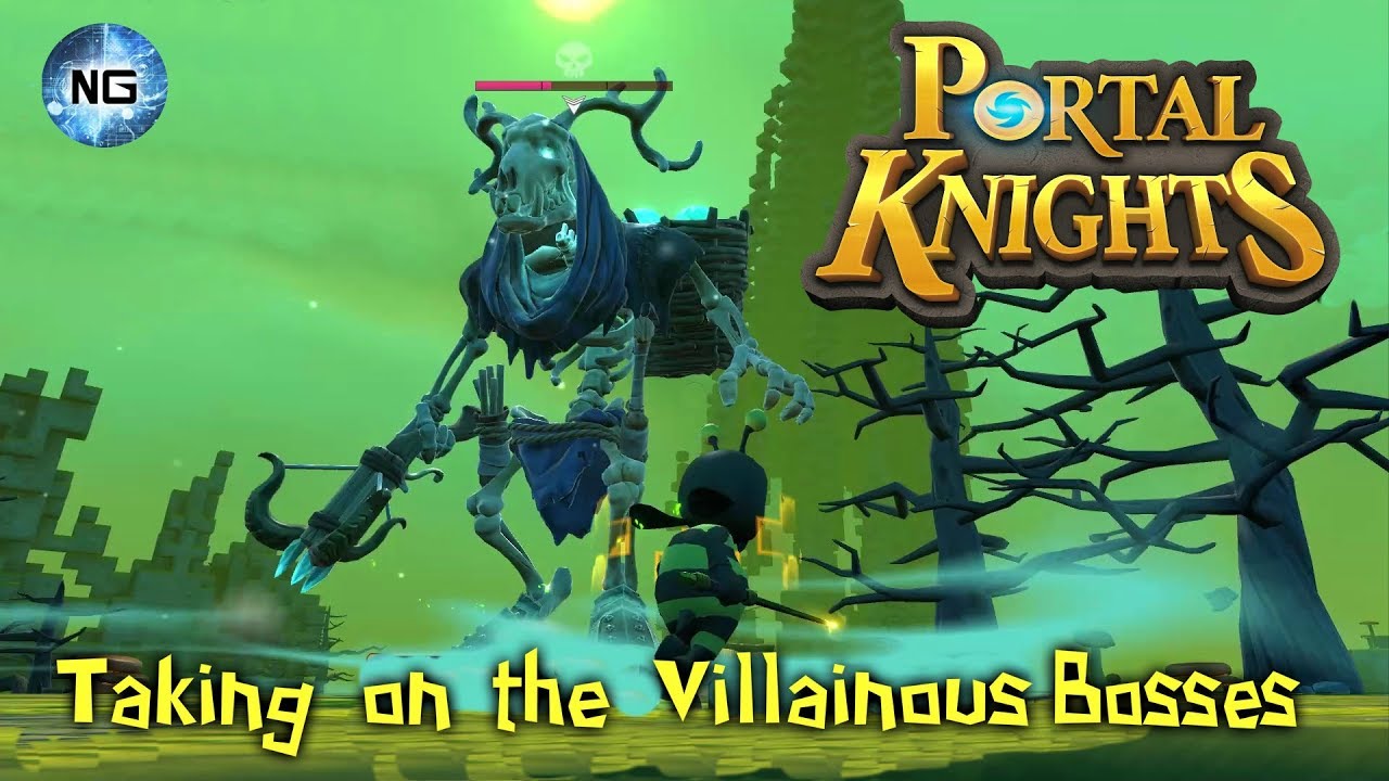 Portal Knights Taking On The Villainous Bosses