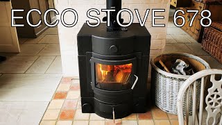 ECCO Stove 678 Log Burner - YouTube