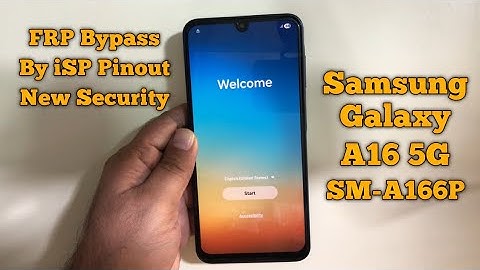 Samsung A16 5G FRP Bypass By Unlock Tool Not Working Samsung A166P FRP Bypass iSP Pinout