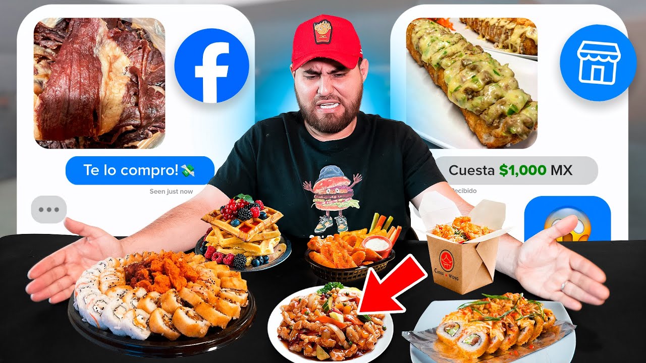 PONGO A PRUEBA LA COMIDA DE VENDEDORES DE FACEBOOK. ¡Me decepcionó!