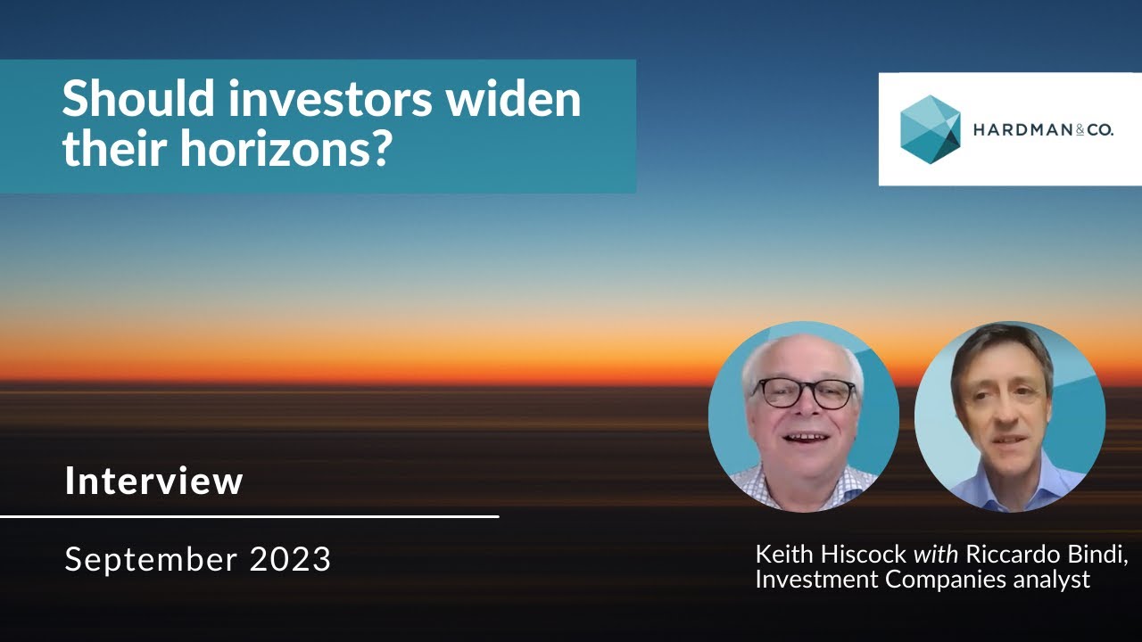 Hardman Talks | Should investors widen their horizons? - YouTube