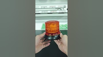 The Best Amber LED Beacon Light for Trucks with 8 Flash Modes, Waterproof Design and Magnetic Base 🚚
