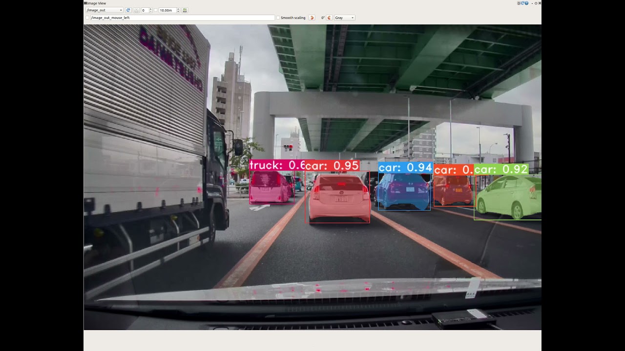 Yolact edge on AGX with C1