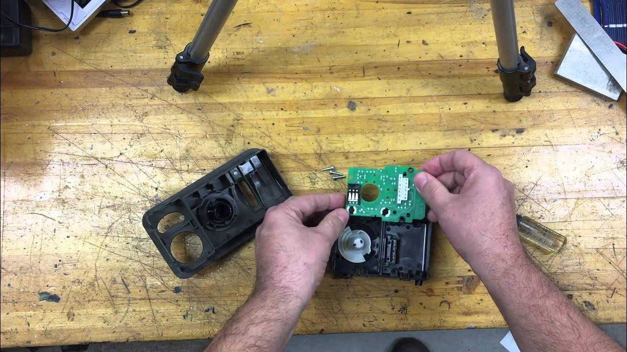 Chrysler Town and Country headlight switch teardown - YouTube