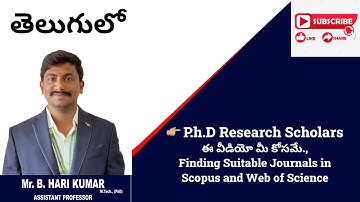 Finding Suitable Journals in Scopus and Web of Science #scopus #webofscience