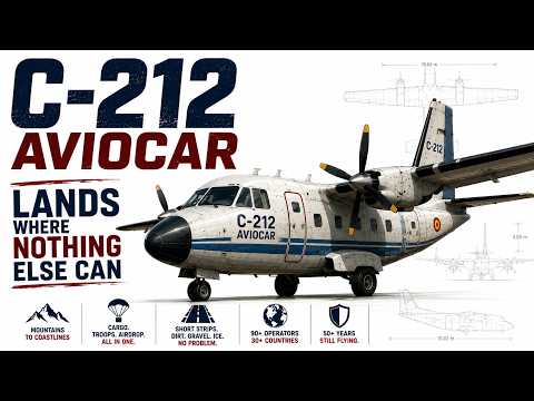 C-212 Aviocar: The Spanish Aircraft That Connected the World's Most Remote Regions