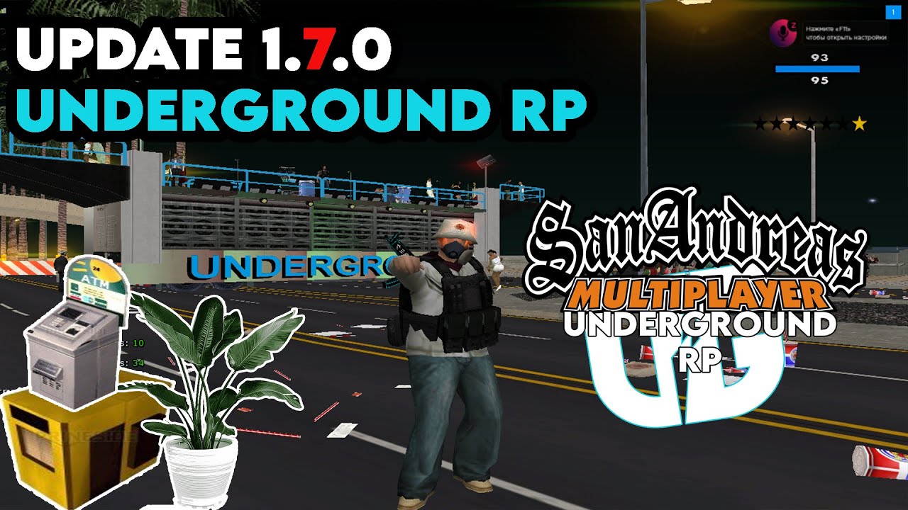 nova atualização do underground gamemode do underground rp samp (gm ug rp)  V3 