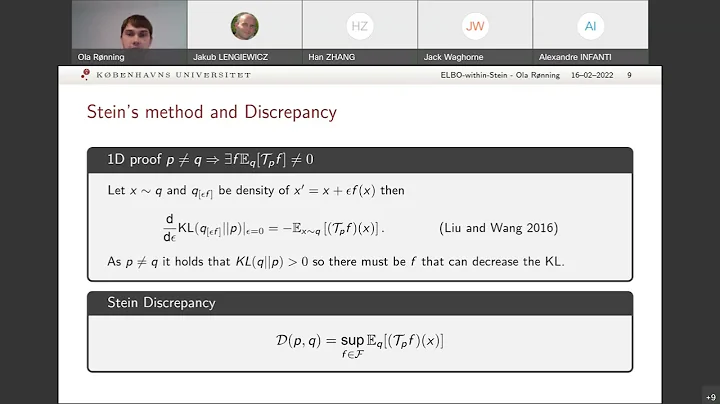 Ola Rønning: ELBO-within-Stein: General and integrated Stein Variational Inference