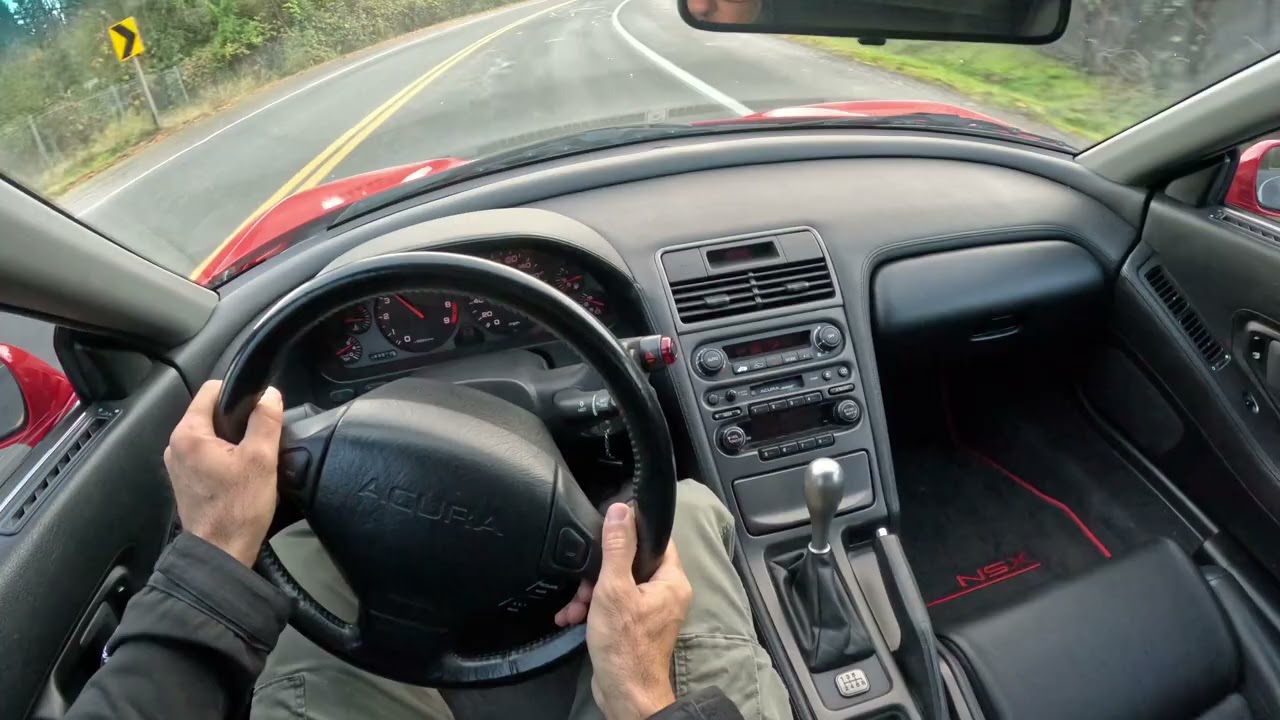 1991 Acura NSX driving video