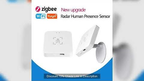 Tuya Zigbee/WiFi Smart Human Presence Sensor MmWave Radar Detection Luminance/Distance Detection For