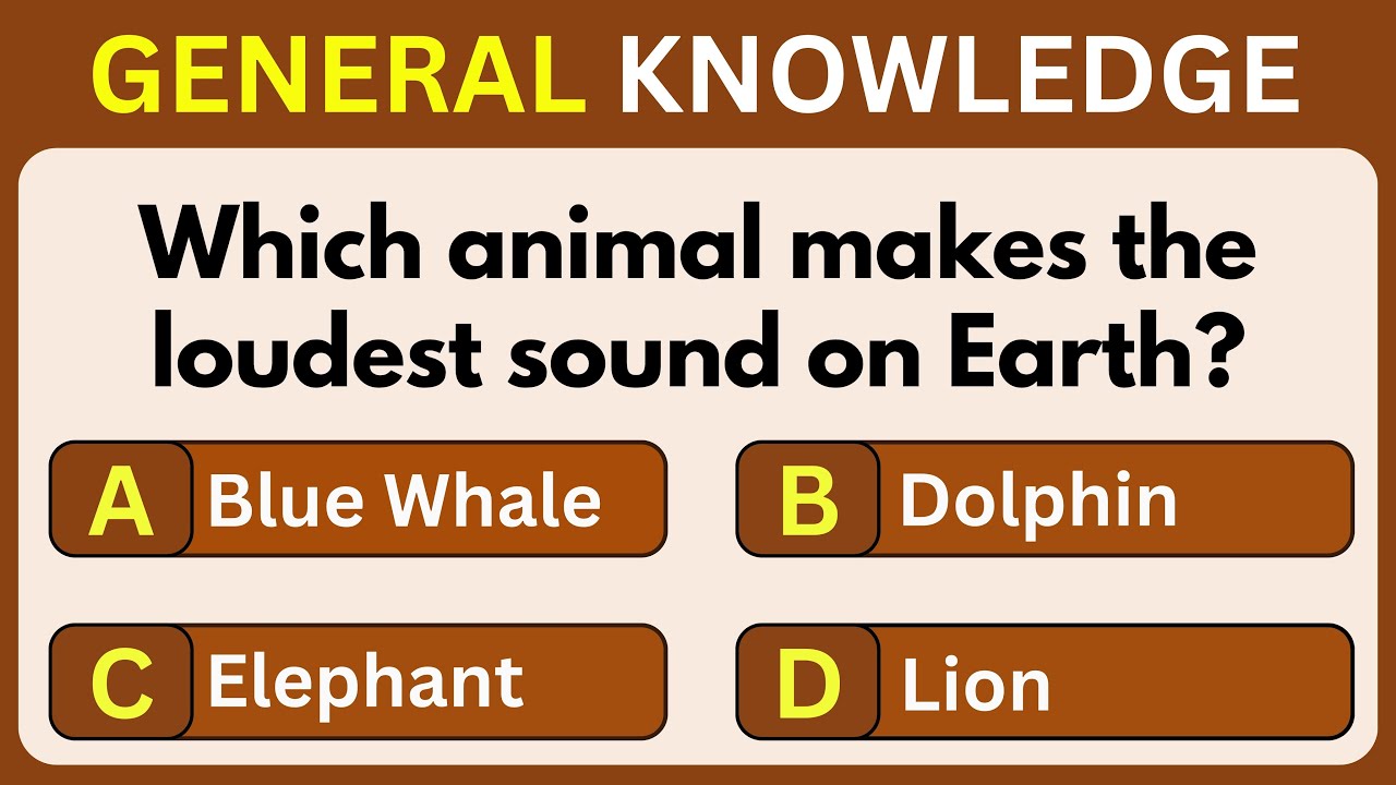 General Knowledge | Trivia Quiz | Pub Quiz | General Knowledge Quiz | Mixed Trivia Quiz 
