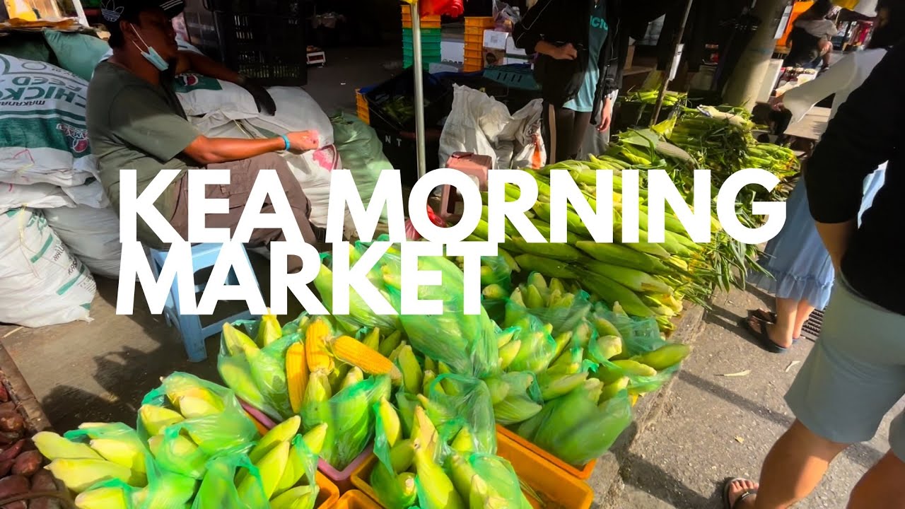 Walk Tour Kea Farm Market Pasar Pagi Kea Farm, Brinchang Cameron