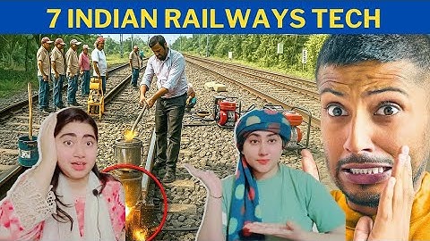 7 Indian Railways Tech You Didn't Know ! | Shoccking Tech That Shocked The World | Reaction