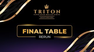 🔴 RERUN of the Triton Poker Series Montenegro 2024 Final Table