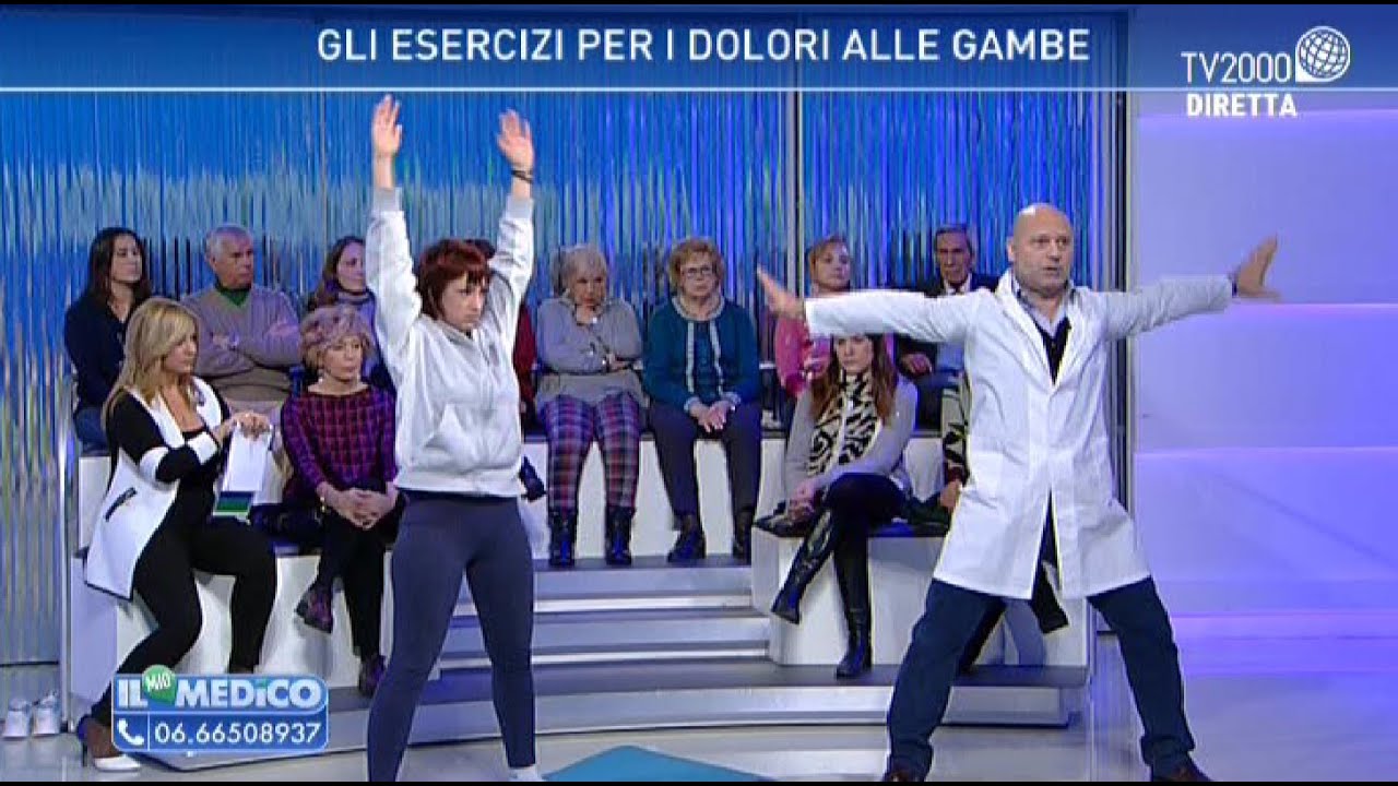 Il mio medico - Gli esercizi per il dolore alle gambe - YouTube