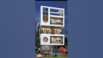 Vray Realistic Render //Architectural Elevation Design 🔥