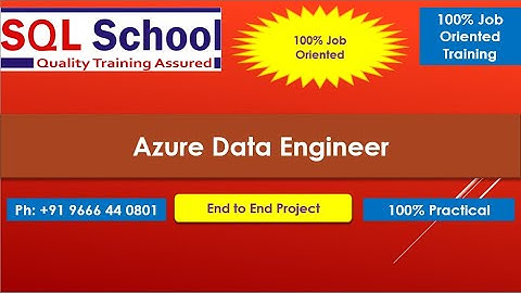Azure Data Engineer Training from SQL School ADF, ADLS, Databricks, ..  from #SQLSchool