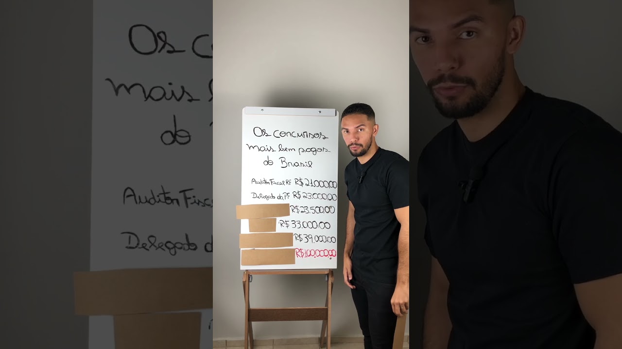 Concursos mais bem pagos do Brasil! #concursospúblicos #concurseiro